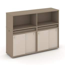 Набор 5 Тумба двойная с надставкой ES.NB.2N-5